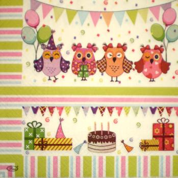 022 Owls - 3-ply - Paw